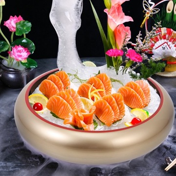 ВЕДРО ДЛЯ СУШИ ЗОЛОТОЙ ДЕКОР 2 ШТ.