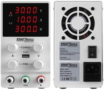 ЛАБОРАТОРНЫЙ РЕГУЛИРУЕМЫЙ ТОЧНЫЙ ИСТОЧНИК ПИТАНИЯ 0–30 В, 10 А, светодиод, 200–240 В переменного тока