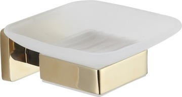 MEXEN ASIS WISZĄCA MYDELNICZKA ZŁOTA SZKŁO