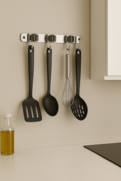 ДЕРЖАТЕЛЬ САДОВЫХ ИНСТРУМЕНТОВ ВЕНИКИ ШВАБРЫ ГРАБЛИ НАСТЕННЫЙ КРОНШТЕЙН