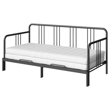 IKEA FYRESDAL AFJALL łóżko z materacami 80x200 cm