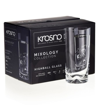 СТАКАНЫ МИКСОЛОГИЧЕСКИЕ 300МЛ 6шт КРОСНО