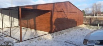 Жестяной гараж, зал 15x6 Blaszak