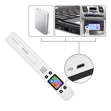 Przenośny skaner ręczny Scanner02 A4 1050DPI Wifi