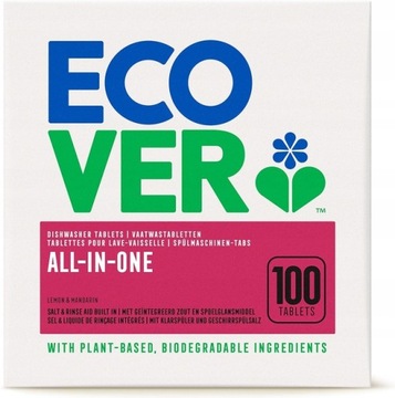 ECOVER ALL IN ONE TABLETKI DO ZMYWARKI 100SZT 3A65