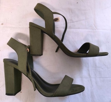 Buty damskie sandały NEW LOOK 40 zielone khaki
