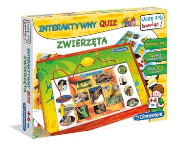 INTERAKTYWNY QUIZ Edukacyjny ZWIERZĘTA U