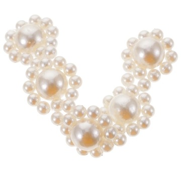 Sew Aplikacja Ozdobna Perła Akcesoria Buta