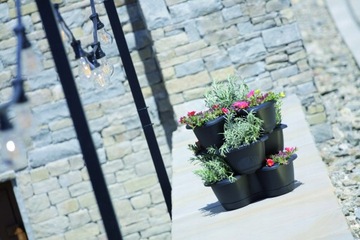 RESPANA TRIO АНТРАЦИТОВЫЙ КАСКАДНЫЙ ЦВЕТОЧНЫЙ ГОРШОК