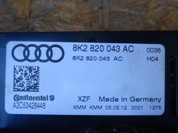 AUDI A4 B8 8K A5 8T PANEL KLIMATIZACE 8K2820043AC