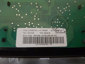 Whirlpool MFWD 91283WCPL: Модуль панели W11301002