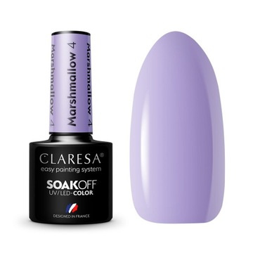 Лак гибридный Claresa сиреневый MARSHMALLOW 4