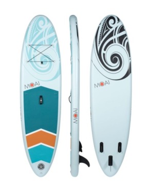 ДОСКА SUP PUMPED MOAI 320 СМ ВЕСЛО СТЕКЛОВОЛОКНО