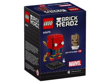 LEGO BrickHeadz 40670 LEGO кирпичи BrickHeadz 40670 - Железный Человек-Паук
