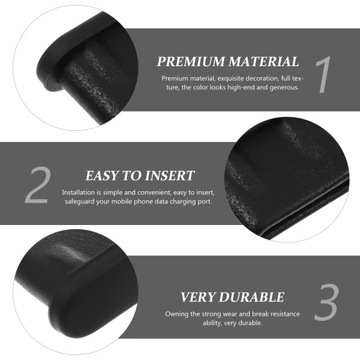 Крышка порта USB C, силиконовая пылезащитная заглушка, 30 шт.