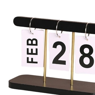 Настольный календарь в скандинавском стиле, деревянная рамка.