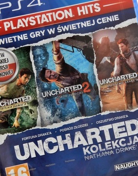 3 GRY Uncharted Kolekcja Nathana Drake PS4 FULL PL