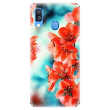 ETUI CASE Samsung Galaxy A40 Vintage kwiaty