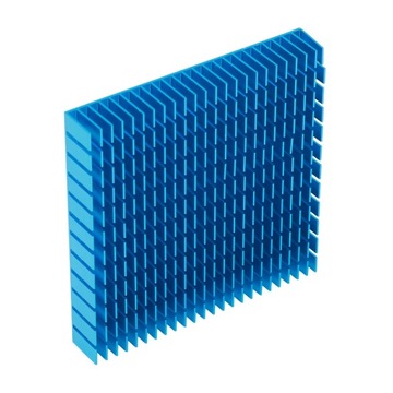 ПРОФИЛЬ РАДИАТОРА АЛЮМИНИЕВЫЙ 120х120х20мм СИНИЙ