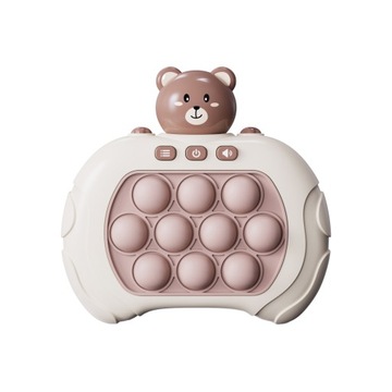 Cartoon Whack-a-mole Toy Handheld Push Bubble Game Console