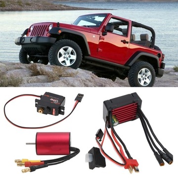 Бесщеточный двигатель SurpassHobby 3300KV 25A ESC 17G Набор из 59 шт.