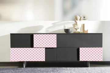 МЕБЕЛЬНЫЙ ШПОН САМОКЛЕЯЩИЙСЯ 45х50 ДЕКОР С УЗОРОМ РОЗЫ