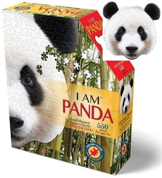 MADD CAPP, Puzzle konturowe I AM - Panda 550 elem.
