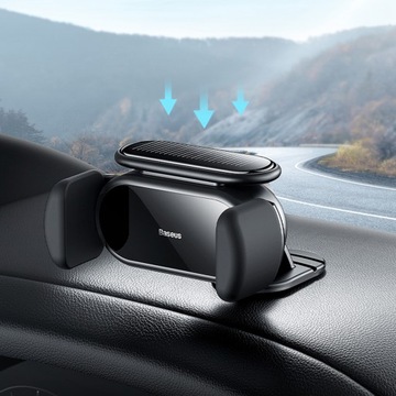 УНИВЕРСАЛЬНЫЙ ДЕРЖАТЕЛЬ BASEUS ДЛЯ ЭЛЕКТРОМОБИЛЯ С СОЛНЕЧНЫМ ЗАРЯДНЫМ УСТРОЙСТВОМ