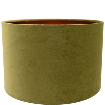 ABAŻUR ZIELONY E14/27 FI 30CM WELUR KLOSZ
