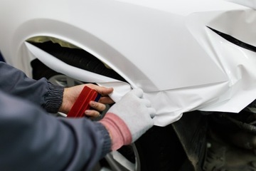Автомобильная пленка глянцевая белая 152х50см.