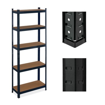 Regał magazynowy metalowy 180x70x30cm, do 500 kg szafka