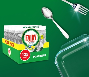 Капсулы для посудомоечной машины Fairy Platinum Lemon 125 шт.