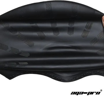 БОЛЬШАЯ женская силиконовая шапочка для ушей и длинных волос женская белая