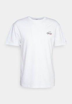 T-shirt basic FLAG biały Tommy Hilfiger Jeans M
