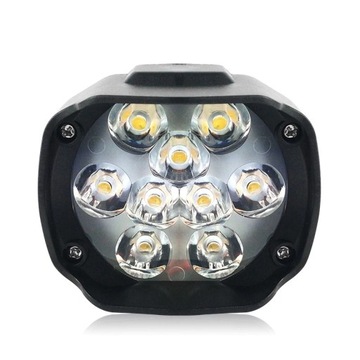 ГАЛОГЕННАЯ ФАРА 9x LED МОТОЦИКЛ MOTOR QUAD