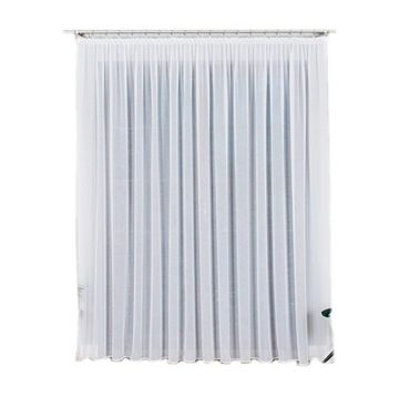 Firana gotowa z woalu kresz wys 260x400cm z taśmą