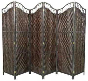PARAWAN POKOJOWY KOTARA 6 SKRZYDEŁ 180x300 BRĄZ-6