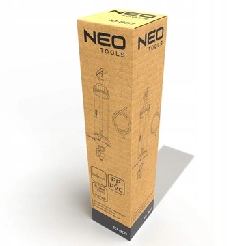 NEO Strzykawka odsysarka wysysarka oleju do płynów paliwa ręczna 1500ml