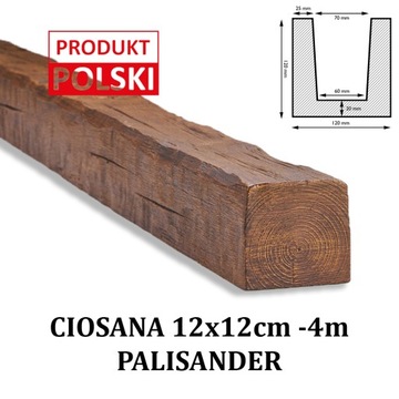Belka Rustykalna imitacja 12x12 4m