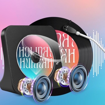 CD-ПЛЕЕР ПОРТАТИВНЫЙ FM-РАДИО CD-ПЛЕЕР НАСТОЛЬНЫЙ ДИНАМИК BLUETOOTH