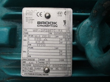 ЭЛЕКТРОДВИГАТЕЛЬ РУКА 22 КВТ 1770 ОБ/МИН