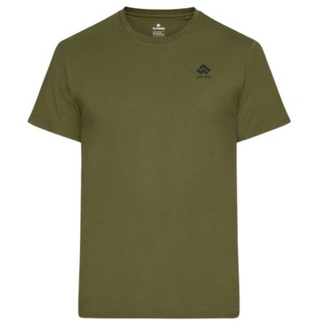 KOSZULKA męska ALPINUS Paldarok OUTDOOR w GÓRY zielona r M