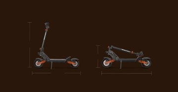Складной электромобиль для взрослых Кукирин 20Ач 1200Вт 55км/ч PL + Шлем