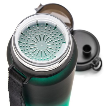 Бутылка для воды Meteor, 1 литр, БЕЗ BPA, с безопасной ручкой излива