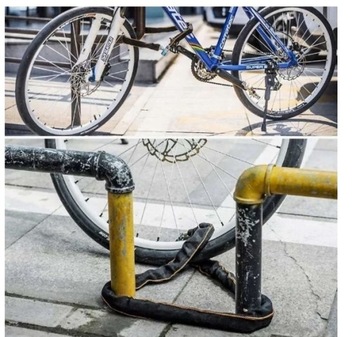 СВЕРХПРОЧНЫЙ ВЕЛОСИПЕДНЫЙ ЗАМОК ДЛЯ ЦЕПИ ЗАМКА МОТОВЕЛОСИПЕДА