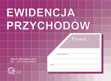 Ewidencja Przychodów A5 Podatnicy Ryczałt R-1H