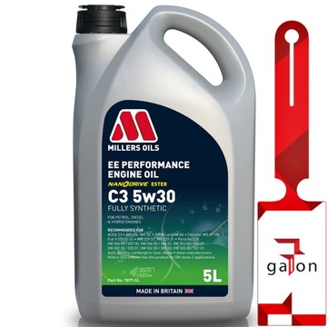 MILLERS EE Performance C3 5w30 504/507 5L syntetyczny olej silnikowy