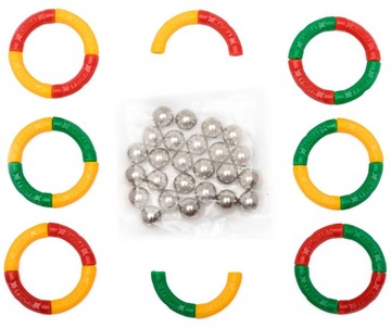 МАГНИТНЫЕ КОНСТРУКЦИОННЫЕ БЛОКИ ЗАМОК 53 ЭЛЕМЕНТА