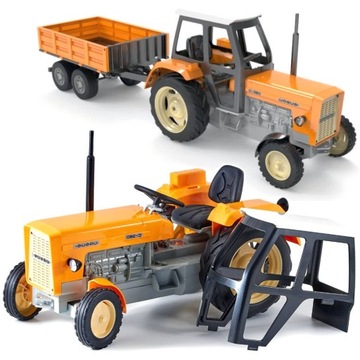 Трактор Double Eagle Ursus C-360 с прицепом