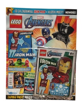 Magazyn LEGO Marvel Avengers Minifigure Czasopismo - 01/2022 - Iron Man